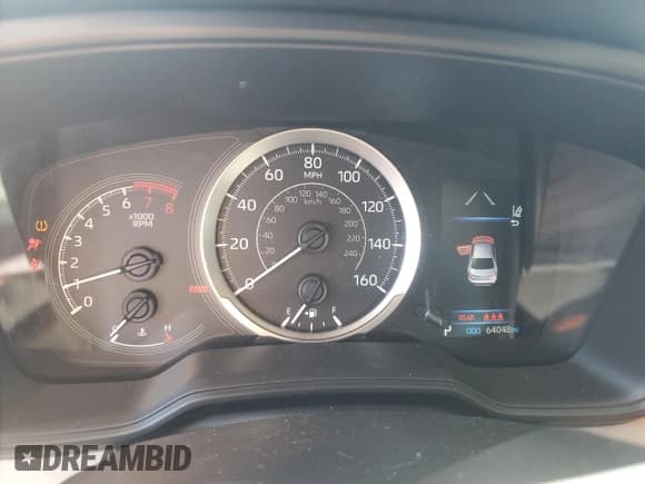 ✅ 2022 Toyota Corolla LE • VIN: JTDEPMAE1NJ216931 • Lot: 86681545. Listed on Copart with 64,048 mi. Free auction sales archive from the USA and detailed vehicle history report at DreamBid. Image 9.