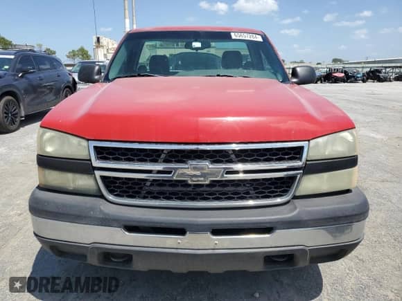 2006 Chevrolet Silverado 1500 Work Truck with VIN 3GCEC14X76G182536, listed as a Copart auction lot 65657284 with 132,112 mi miles and Salvage title. Bid and sale history available at DreamBid. Image 5.