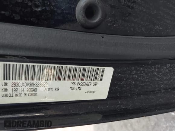 ✅ 2010 Dodge Challenger SE • VIN: 2B3CJ4DV3AH323593 • Lot: 41597617. Wystawiony na IAAI z przebiegiem 229 833 mil. Bezpłatny archiwum sprzedaży aukcyjnych z USA i szczegółowy raport historii pojazdu na DreamBid. Zdjęcie 9.