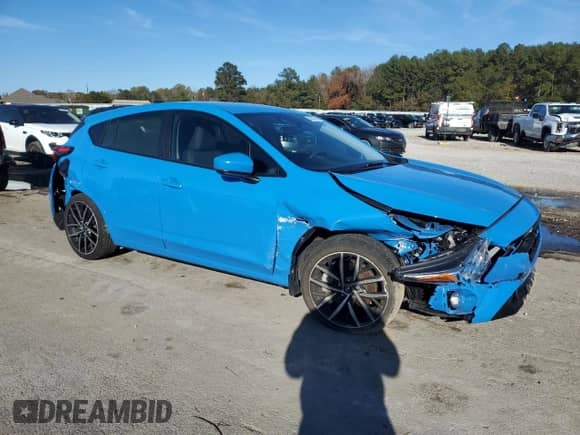 2024 Subaru Impreza Special Sports с VIN JF1GUAFC5R8252650, выставлен на аукционе Copart как лот 83633414 с пробегом 18 423 миль миль и На запчасти • Non repairable. История ставок и продаж доступна на DreamBid. Изображение 4.