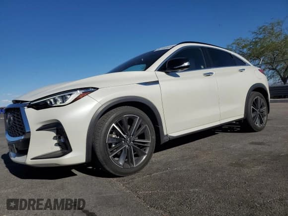 ✅ 2022 Infiniti QX55 Essential • VIN: 3PCAJ5K34NF104635 • Lot: 85158885. Listed on Copart with 30,350 mi. Free auction sales archive from the USA and detailed vehicle history report at DreamBid. Image 1.