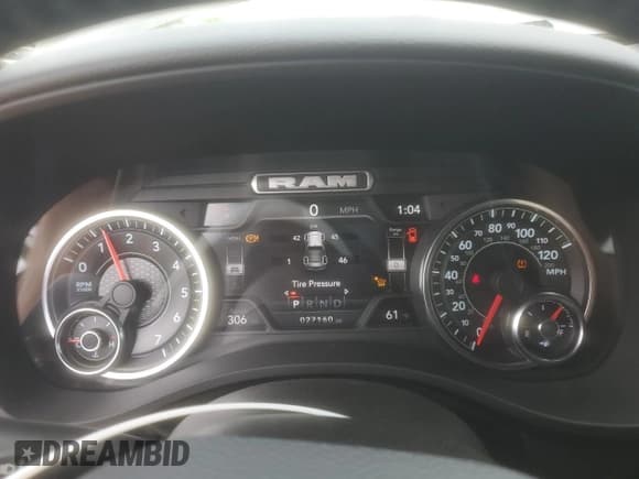 ✅ 2022 Ram 1500 Lone Star • VIN: 1C6SRFFT6NN405557 • Lot: 52176905. Listed on Copart with 27,160 mi. Free auction sales archive from the USA and detailed vehicle history report at DreamBid. Image 9.