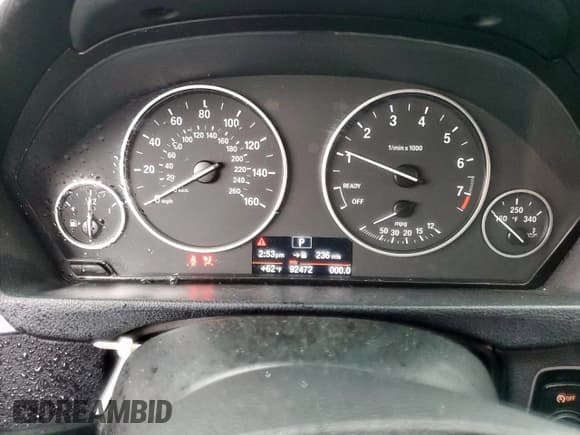 ✅ 2013 BMW 3 Series 328i • VIN: WBA3A5G53DNP19533 • Lot: 55752525. Listed on Copart with 92,472 mi. Free auction sales archive from the USA and detailed vehicle history report at DreamBid. Image 9.