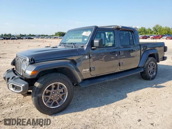 ✅ 2023 Jeep Gladiator Overland • VIN: 1C6HJTFG1PL548563 • Лот: 71255635. Опубликован ранее на Copart с пробегом 15 534 миль. Бесплатный доступ к архиву аукционных продаж из США и подробный отчёт об истории автомобиля на DreamBid. Изображение 1.