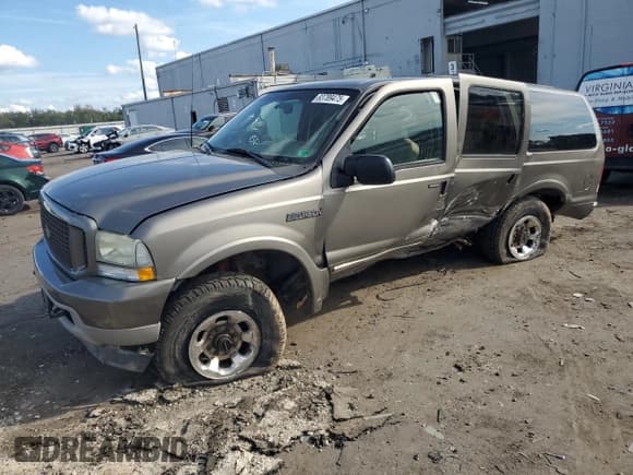 ✅ 2003 Ford Excursion Limited • VIN: 1FMSU43P23EC87096 • Lot: 83789475. Wystawiony na Copart z przebiegiem 140 961 mil. Bezpłatny archiwum sprzedaży aukcyjnych z USA i szczegółowy raport historii pojazdu na DreamBid. Zdjęcie 1.