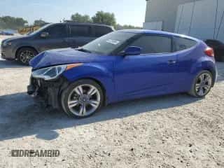 2013 Hyundai Veloster w/Gray Int with VIN KMHTC6AD2DU151831, listed as a Copart auction lot 67724664 with 112,295 mi miles and Salvage title. Bid and sale history available at DreamBid. Image 1.
