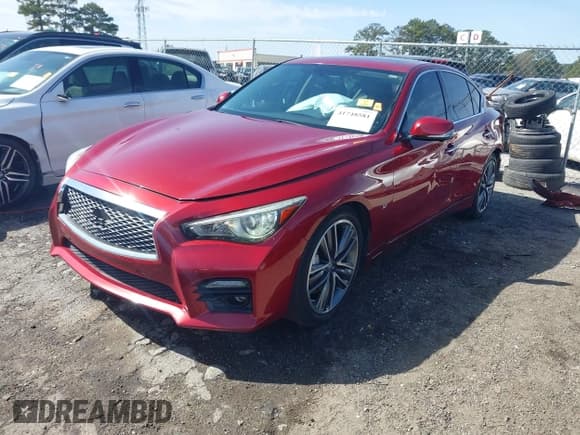 ✅ 2015 Infiniti Q50 Premium • VIN: JN1BV7AP8FM353900 • Lot: 41748581. Listed on IAAI with 152,480 mi. Free auction sales archive from the USA and detailed vehicle history report at DreamBid. Image 2.