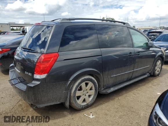 ✅ 2004 Nissan Quest SE • VIN: 5N1BV28UX4N332934 • Lot: 74144074. Listed on Copart with Not provided. Free auction sales archive from the USA and detailed vehicle history report at DreamBid. Image 3.