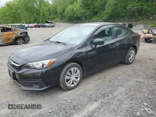 2021 Subaru Impreza with VIN 4S3GKAB69M3603386, listed as a Copart auction lot 56720605 with 55,095 mi miles and Salvage title. Bid and sale history available at DreamBid. Image 1.