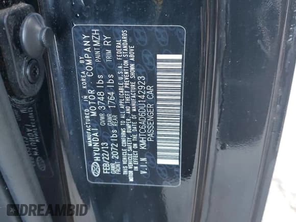 ✅ 2013 Hyundai Veloster w/Gray Int • VIN: KMHTC6AD6DU142923 • Lot: 74692354. Wystawiony na Copart z przebiegiem Nie podano. Bezpłatny archiwum sprzedaży aukcyjnych z USA i szczegółowy raport historii pojazdu na DreamBid. Zdjęcie 12.