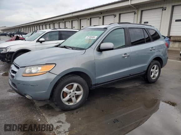✅ 2007 Hyundai Santa Fe GLS • VIN: 5NMSG13D07H089720 • Lot: 72708484. Listed on Copart with 240,688 mi. Free auction sales archive from the USA and detailed vehicle history report at DreamBid. Image 1.