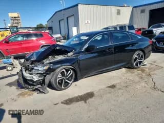 ✅ 2021 Honda Accord Sport • VIN: 1HGCV1F36MA060744 • Лот: 86531875. Опубликован ранее на Copart с пробегом 104 761 миль. Бесплатный доступ к архиву аукционных продаж из США и подробный отчёт об истории автомобиля на DreamBid. Изображение 1.