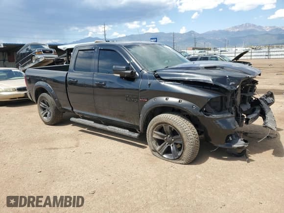 ✅ 2016 Ram 1500 Sport • VIN: 1C6RR7HT7GS282809 • Lot: 60872285. Listed on Copart with 107,274 mi. Free auction sales archive from the USA and detailed vehicle history report at DreamBid. Image 4.