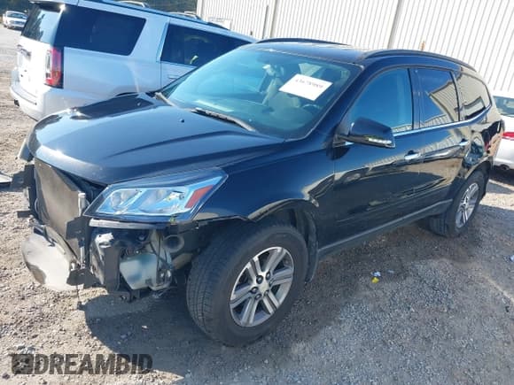 ✅ 2016 Chevrolet Traverse LT • VIN: 1GNKRGKD9GJ349323 • Lot: 43678989. Listed on IAAI with 130,010 mi. Free auction sales archive from the USA and detailed vehicle history report at DreamBid. Image 2.