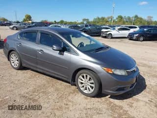 ✅ 2012 Honda Civic EX-L • VIN: 19XFB2F96CE008993 • Lot: 43406368. Listed on IAAI with 75,752 mi. Free auction sales archive from the USA and detailed vehicle history report at DreamBid. Image 1.