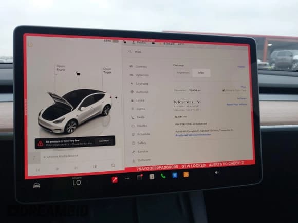 ✅ 2023 Tesla Model Y Long Range • VIN: 7SAYGDEE9PA069095 • Lot: 41986700. Listed on IAAI with 19,484 mi. Free auction sales archive from the USA and detailed vehicle history report at DreamBid. Image 19.