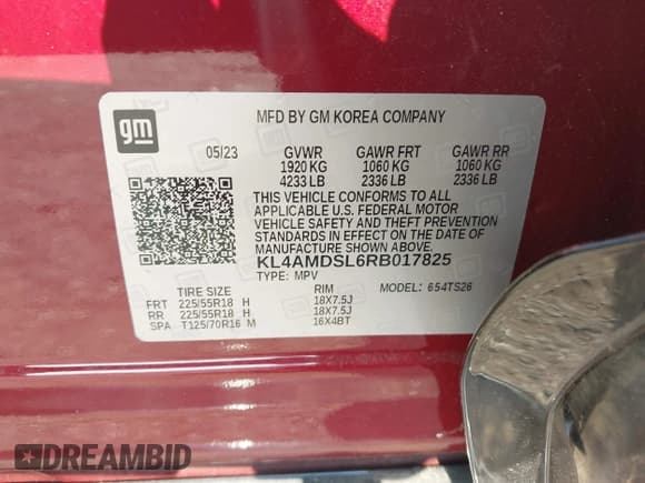 ✅ 2024 Buick Encore GX Sport Touring • VIN: KL4AMDSL6RB017825 • Lot: 43056031. Wystawiony na IAAI z przebiegiem 3 323 mil. Bezpłatny archiwum sprzedaży aukcyjnych z USA i szczegółowy raport historii pojazdu na DreamBid. Zdjęcie 9.