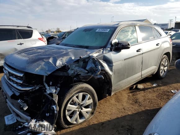 ✅ 2021 Volkswagen Atlas S • VIN: 1V2AC2CA6MC227062 • Лот: 46258605. Опубликован ранее на Copart с пробегом 89 532 миль. Бесплатный доступ к архиву аукционных продаж из США и подробный отчёт об истории автомобиля на DreamBid. Изображение 1.