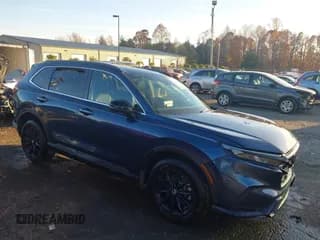 ✅ 2024 Honda CR-V Sport • VIN: 5J6RS6H51RL009316 • Lot: 43700383. Listed on IAAI with 12,509 mi. Free auction sales archive from the USA and detailed vehicle history report at DreamBid. Image 1.