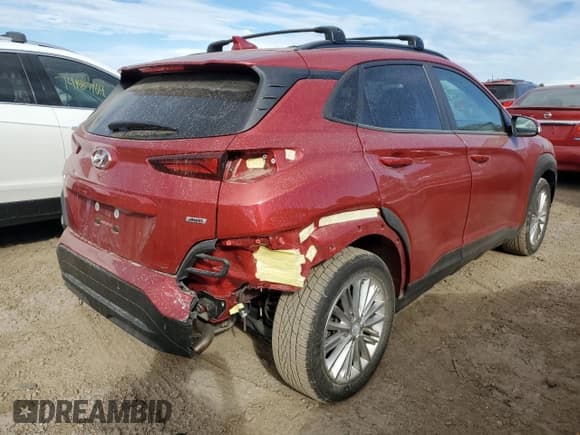 ✅ 2021 Hyundai Kona SEL Plus • VIN: KM8K6CAA0MU601693 • Лот: 74241564. Опубликован ранее на Copart с пробегом 44 518 миль. Бесплатный доступ к архиву аукционных продаж из США и подробный отчёт об истории автомобиля на DreamBid. Изображение 3.