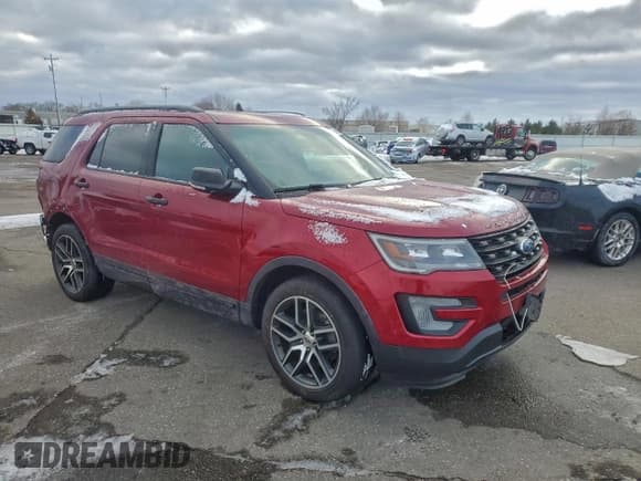 ✅ 2017 Ford Explorer Sport • VIN: 1FM5K8GTXHGC05600 • Lot: 94638355. Wystawiony na Copart z przebiegiem 75 753 mil. Bezpłatny archiwum sprzedaży aukcyjnych z USA i szczegółowy raport historii pojazdu na DreamBid. Zdjęcie 4.