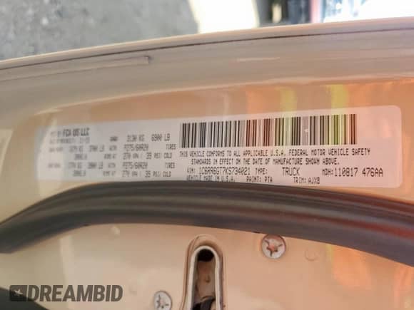 2019 Ram 1500 Warlock с VIN 1C6RR6GT7KS734021, выставлен на аукционе Copart как лот 84245515 с пробегом 172 115 миль миль и Списание • Salvage title. История ставок и продаж доступна на DreamBid. Изображение 12.