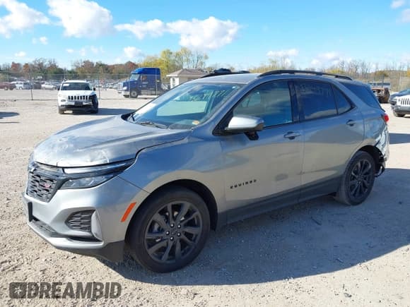 ✅ 2024 Chevrolet Equinox RS • VIN: 3GNAXMEG5RS104011 • Lot: 43249771. Listed on IAAI with 71,807 mi. Free auction sales archive from the USA and detailed vehicle history report at DreamBid. Image 18.
