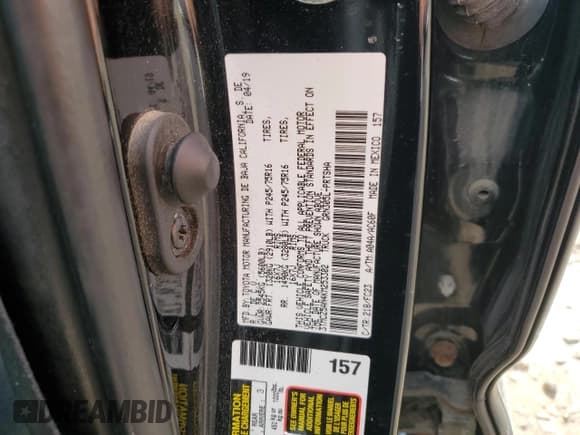 ✅ 2019 Toyota Tacoma SR5 • VIN: 3TMCZ5AN4KM253302 • Лот: 93376495. Опубликован ранее на Copart с пробегом 126 901 миль. Бесплатный доступ к архиву аукционных продаж из США и подробный отчёт об истории автомобиля на DreamBid. Изображение 12.