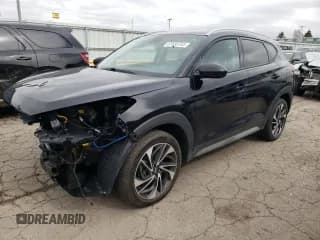 ✅ 2019 Hyundai Tucson Ultimate • VIN: KM8J3CALXKU894487 • Лот: 47435733. Опубликован ранее на Copart с пробегом 44 782 миль. Бесплатный доступ к архиву аукционных продаж из США и подробный отчёт об истории автомобиля на DreamBid. Изображение 1.