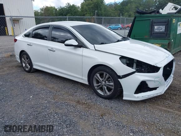 ✅ 2018 Hyundai Sonata SEL • VIN: 5NPE34AF5JH631371 • Lot: 43067374. Listed on IAAI with 53,487 mi. Free auction sales archive from the USA and detailed vehicle history report at DreamBid. Image 1.