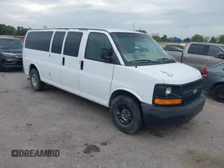 ✅ 2014 Chevrolet Express Passenger LS • VIN: 1GAZGZFGXE1112875 • Lot: 43821369. Listed on IAAI with 162,209 mi. Free auction sales archive from the USA and detailed vehicle history report at DreamBid. Image 1.