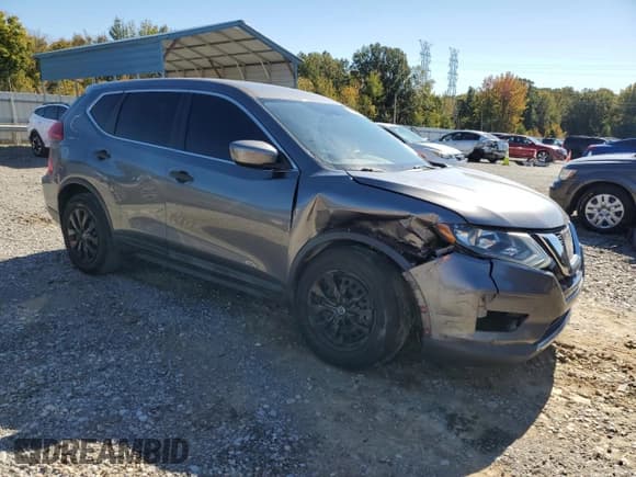 ✅ 2017 Nissan Rogue S • VIN: 5N1AT2MT7HC848202 • Lot: 90472605. Listed on Copart with 186,586 mi. Free auction sales archive from the USA and detailed vehicle history report at DreamBid. Image 4.