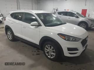 2019 Hyundai Tucson Value with VIN KM8J3CA40KU896550, listed as a IAAI auction lot 43015572 with 104,050 mi miles and . Bid and sale history available at DreamBid. Image 1.