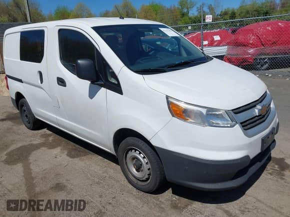 2016 Chevrolet City Express Cargo LT z VIN 3N63M0ZN1GK690132, wystawiony jako IAAI lot #42157392 z przebiegiem 116 499 mil mil oraz . Historia ofert i sprzedaży dostępna na DreamBid. Obrazek 1.