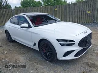 ✅ 2022 Genesis G70 Launch Edition • VIN: KMTG14TE3NU081314 • Lot: 42423063. Wystawiony na IAAI z przebiegiem 54 151 mil. Bezpłatny archiwum sprzedaży aukcyjnych z USA i szczegółowy raport historii pojazdu na DreamBid. Zdjęcie 1.