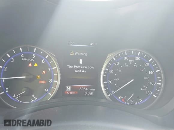 ✅ 2018 Infiniti Q60 Red Sport 400 • VIN: JN1FV7EL9JM631222 • Lot: 43663970. Listed on IAAI with 80,541 mi. Free auction sales archive from the USA and detailed vehicle history report at DreamBid. Image 7.