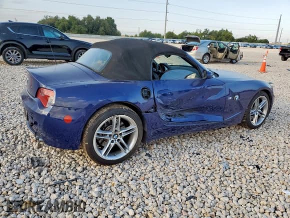 ✅ 2007 BMW Z4 M • VIN: 5UMBT93537LY53346 • Лот: 68105195. Опубликован ранее на Copart с пробегом 72 006 миль. Бесплатный доступ к архиву аукционных продаж из США и подробный отчёт об истории автомобиля на DreamBid. Изображение 3.