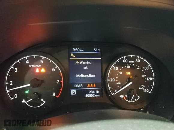 ✅ 2023 Nissan Altima S • VIN: 1N4BL4BV5PN307389 • Lot: 89653475. Listed on Copart with 40,552 mi. Free auction sales archive from the USA and detailed vehicle history report at DreamBid. Image 9.