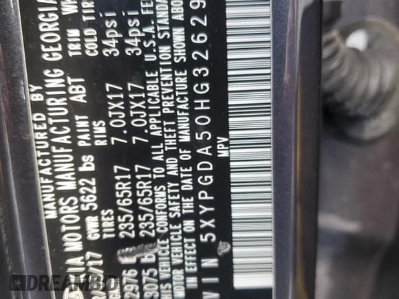 ✅ 2017 Kia Sorento LX • VIN: 5XYPGDA50HG326298 • Lot: 81897645. Wystawiony na Copart z przebiegiem 163 929 mil. Bezpłatny archiwum sprzedaży aukcyjnych z USA i szczegółowy raport historii pojazdu na DreamBid. Zdjęcie 13.