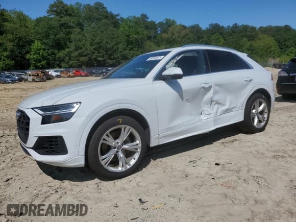 ✅ 2019 Audi Q8 Premium Plus • VIN: WA1BVAF15KD038166 • Lot: 59090975. Listed on Copart with 101,905 mi. Free auction sales archive from the USA and detailed vehicle history report at DreamBid. Image 1.