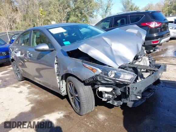 ✅ 2023 Kia Forte LXS • VIN: 3KPF24AD6PE685670 • Lot: 43520081. Listed on IAAI with 38,544 mi. Free auction sales archive from the USA and detailed vehicle history report at DreamBid. Image 1.