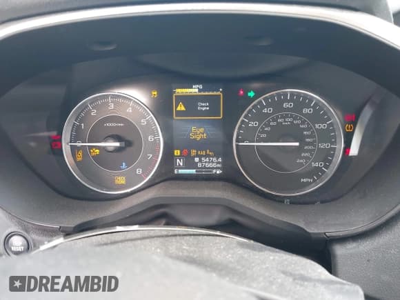 ✅ 2017 Subaru Impreza Limited • VIN: 4S3GKAU68H3627147 • Lot: 42470777. Listed on IAAI with 87,666 mi. Free auction sales archive from the USA and detailed vehicle history report at DreamBid. Image 7.