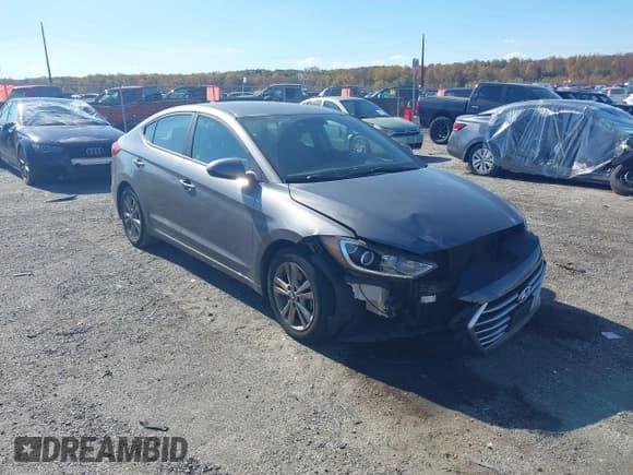 ✅ 2018 Hyundai Elantra SEL • VIN: 5NPD84LF7JH334144 • Lot: 43521235. Listed on IAAI with 100,952 mi. Free auction sales archive from the USA and detailed vehicle history report at DreamBid. Image 1.