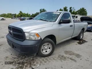 ✅ 2019 Ram 1500 Tradesman • VIN: 3C6JR6DG9KG510227 • Lot: 63054575. Listed on Copart with 161,411 mi. Free auction sales archive from the USA and detailed vehicle history report at DreamBid. Image 1.