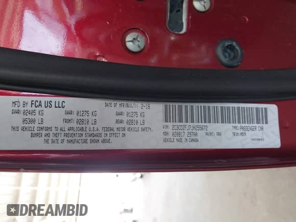 2018 Dodge Challenger T/A 392 с VIN 2C3CDZFJ7JH255672, выставлен на аукционе IAAI как лот 42638454 с пробегом 70 095 миль миль и . История ставок и продаж доступна на DreamBid. Изображение 9.