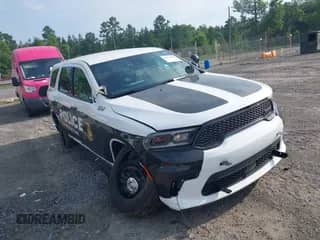 2024 Dodge Durango Pursuit with VIN 1C4SDJFT2RC213662, listed as a IAAI auction lot 42074058 with 1,238 mi miles and . Bid and sale history available at DreamBid. Image 1.