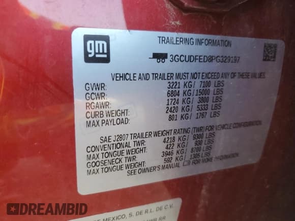 ✅ 2023 Chevrolet Silverado 1500 LT Trail Boss • VIN: 3GCUDFED8PG329197 • Lot: 71083065. Wystawiony na Copart z przebiegiem 31 752 mil. Bezpłatny archiwum sprzedaży aukcyjnych z USA i szczegółowy raport historii pojazdu na DreamBid. Zdjęcie 12.