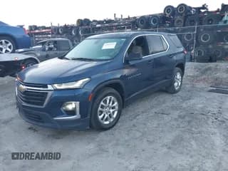 ✅ 2022 Chevrolet Traverse LS • VIN: 1GNERFKW7NJ174544 • Lot: 43052667. Wystawiony na IAAI z przebiegiem 90 705 mil. Bezpłatny archiwum sprzedaży aukcyjnych z USA i szczegółowy raport historii pojazdu na DreamBid. Zdjęcie 2.