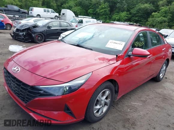 ✅ 2021 Hyundai Elantra SE • VIN: KMHLL4AG1MU210351 • Lot: 42486504. Listed on IAAI with 71,468 mi. Free auction sales archive from the USA and detailed vehicle history report at DreamBid. Image 2.
