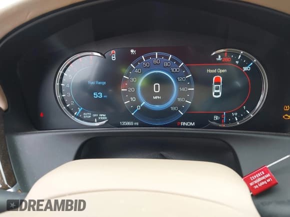 ✅ 2016 Cadillac CT6 Platinum AWD • VIN: 1G6KK5R62GU165223 • Lot: 43601642. Listed on IAAI with 135,869 mi. Free auction sales archive from the USA and detailed vehicle history report at DreamBid. Image 7.